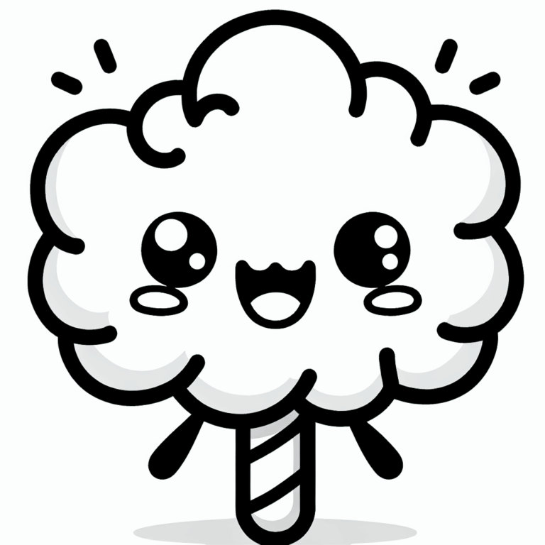 Ausmalbild Zuckerwatte #2505271729