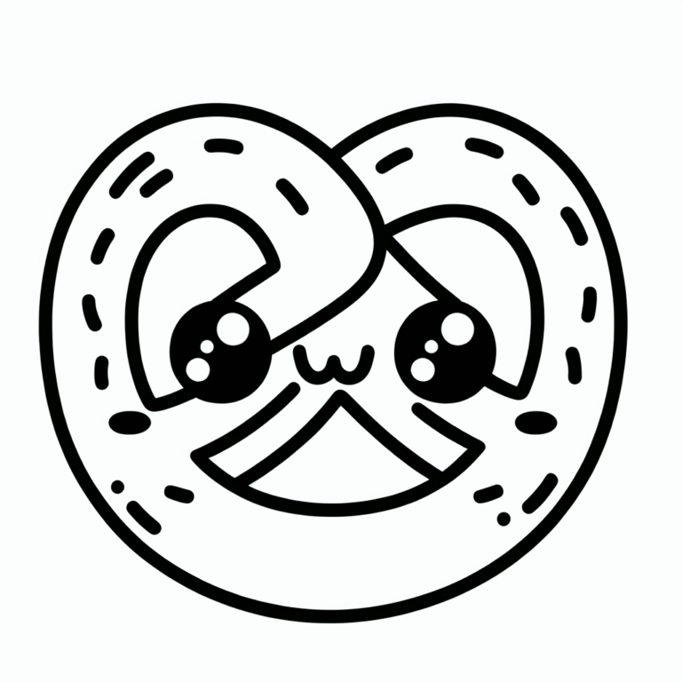 Ausmalbild Bretzel #2505271812