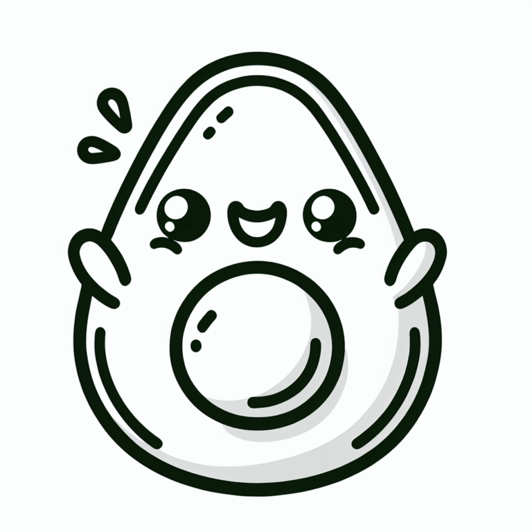 Ausmalbild Avocado #2505271814