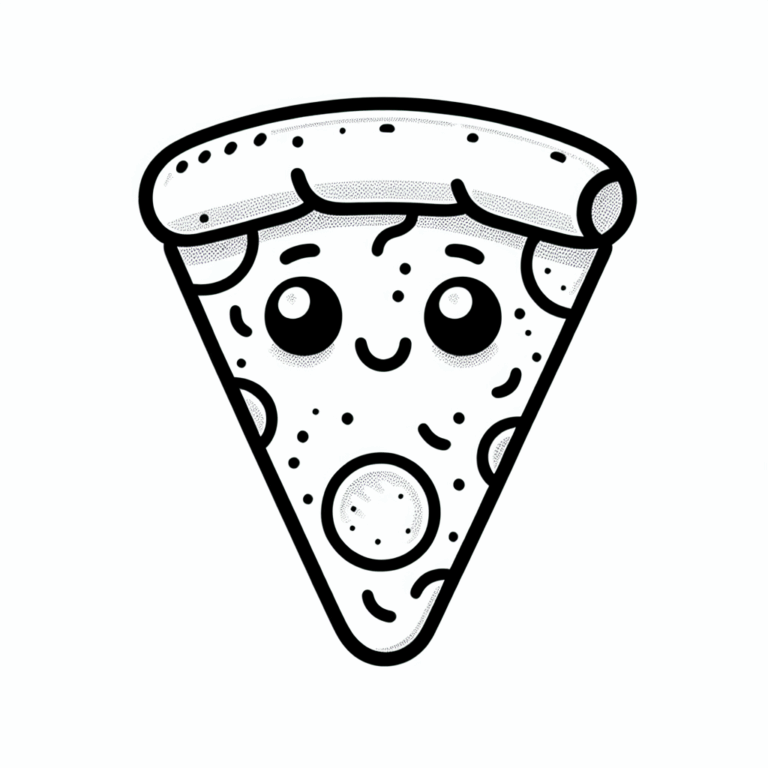 Ausmalbild Pizza #2505271717